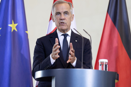 Empfang des Premierministers von Kanada in Berlin