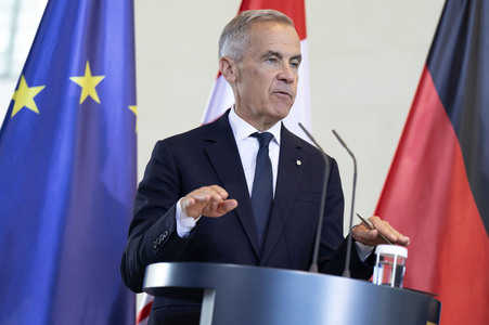 Empfang des Premierministers von Kanada in Berlin