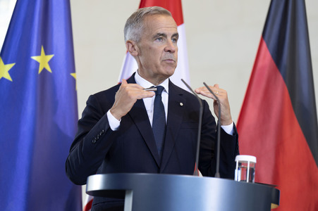 Empfang des Premierministers von Kanada in Berlin