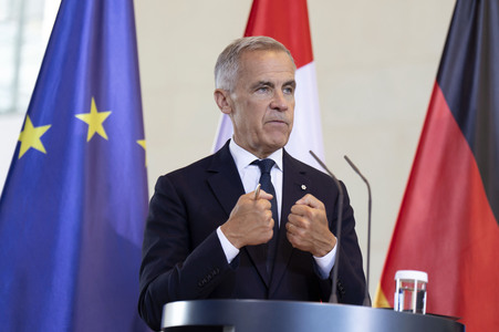 Empfang des Premierministers von Kanada in Berlin