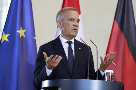 Empfang des Premierministers von Kanada in Berlin