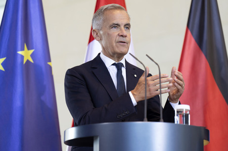 Empfang des Premierministers von Kanada in Berlin