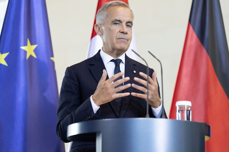 Empfang des Premierministers von Kanada in Berlin