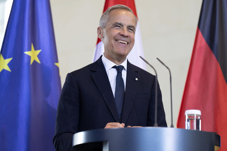 Empfang des Premierministers von Kanada in Berlin