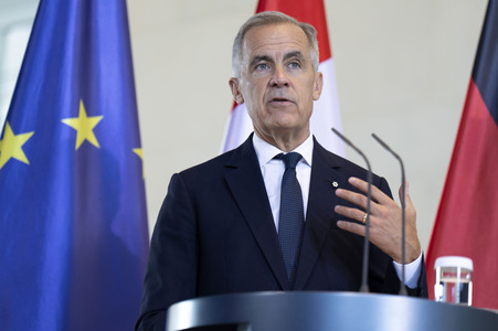 Empfang des Premierministers von Kanada in Berlin