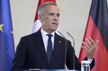 Empfang des Premierministers von Kanada in Berlin