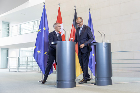 Empfang des Premierministers von Kanada in Berlin