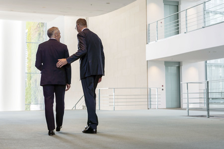 Empfang des Premierministers von Kanada in Berlin