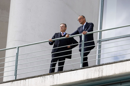 Empfang des Premierministers von Belgien in Berlin