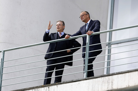 Empfang des Premierministers von Belgien in Berlin