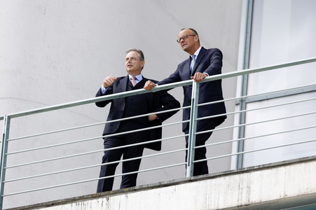 Empfang des Premierministers von Belgien in Berlin