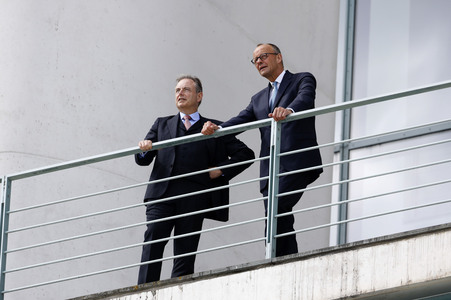 Empfang des Premierministers von Belgien in Berlin