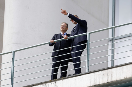 Empfang des Premierministers von Belgien in Berlin