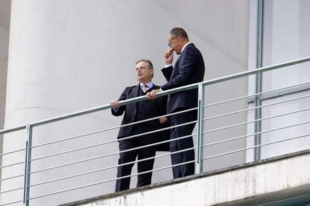 Empfang des Premierministers von Belgien in Berlin