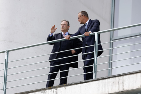 Empfang des Premierministers von Belgien in Berlin