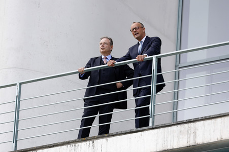 Empfang des Premierministers von Belgien in Berlin