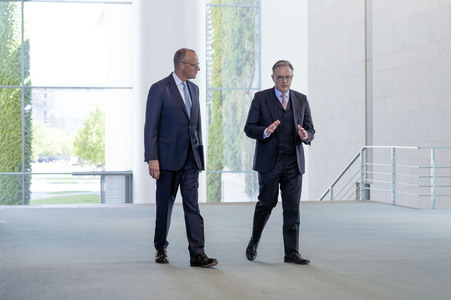 Empfang des Premierministers von Belgien in Berlin