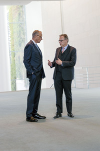 Empfang des Premierministers von Belgien in Berlin