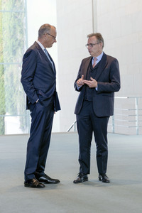 Empfang des Premierministers von Belgien in Berlin