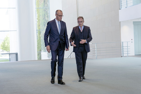 Empfang des Premierministers von Belgien in Berlin