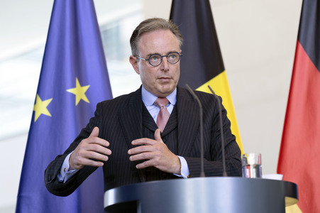 Empfang des Premierministers von Belgien in Berlin