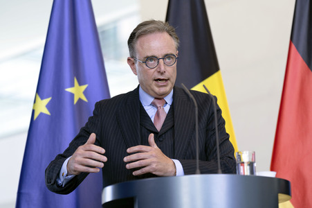 Empfang des Premierministers von Belgien in Berlin