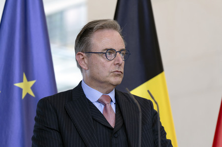 Empfang des Premierministers von Belgien in Berlin