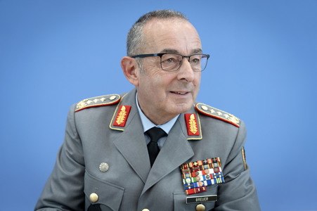 Bundespressekonferenz 'Quadriga 2025 - unter Führung der Deutschen Marine' in Berlin