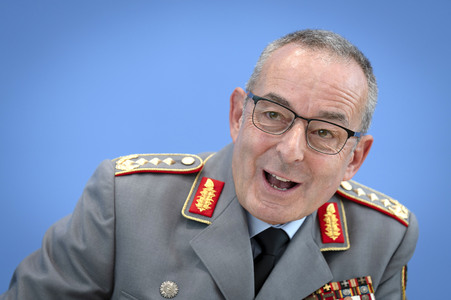 Bundespressekonferenz 'Quadriga 2025 - unter Führung der Deutschen Marine' in Berlin