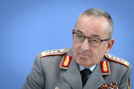 Bundespressekonferenz 'Quadriga 2025 - unter Führung der Deutschen Marine' in Berlin