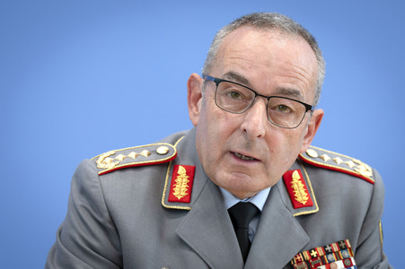 Bundespressekonferenz 'Quadriga 2025 - unter Führung der Deutschen Marine' in Berlin