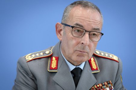 Bundespressekonferenz 'Quadriga 2025 - unter Führung der Deutschen Marine' in Berlin