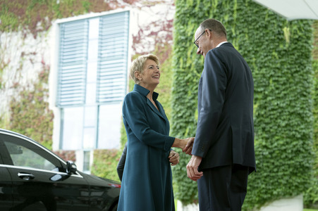 Empfang der Bundespräsidentin der Schweiz in Berlin