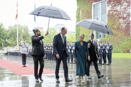 Empfang der Bundespräsidentin der Schweiz in Berlin