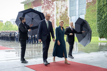 Empfang der Bundespräsidentin der Schweiz in Berlin