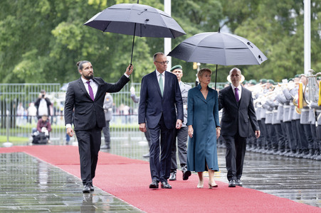 Empfang der Bundespräsidentin der Schweiz in Berlin