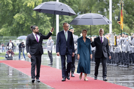 Empfang der Bundespräsidentin der Schweiz in Berlin