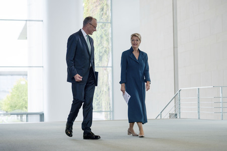 Empfang der Bundespräsidentin der Schweiz in Berlin