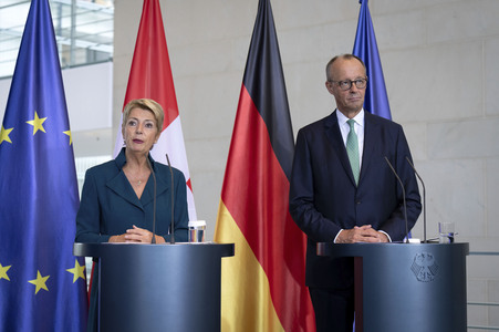 Empfang der Bundespräsidentin der Schweiz in Berlin