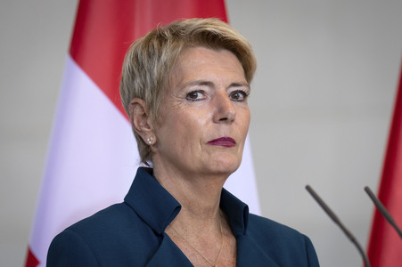 Empfang der Bundespräsidentin der Schweiz in Berlin