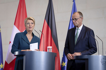 Empfang der Bundespräsidentin der Schweiz in Berlin