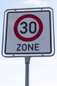 Symbolfoto Tempo-30-Zone