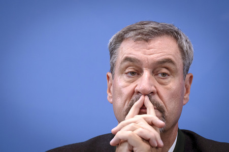 Pressekonferenz nach der Sitzung des Koalitionsausschusses in Berlin