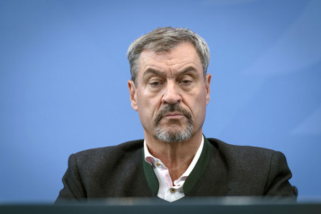 Pressekonferenz nach der Sitzung des Koalitionsausschusses in Berlin