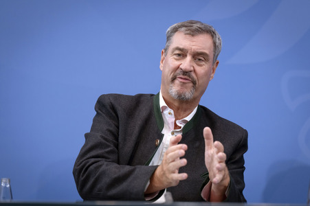 Pressekonferenz nach der Sitzung des Koalitionsausschusses in Berlin