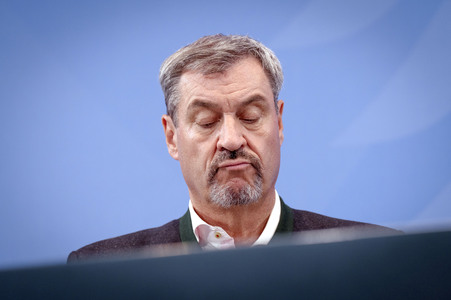 Pressekonferenz nach der Sitzung des Koalitionsausschusses in Berlin