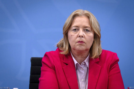 Pressekonferenz nach der Sitzung des Koalitionsausschusses in Berlin