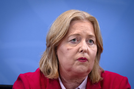 Pressekonferenz nach der Sitzung des Koalitionsausschusses in Berlin