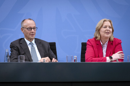 Pressekonferenz nach der Sitzung des Koalitionsausschusses in Berlin