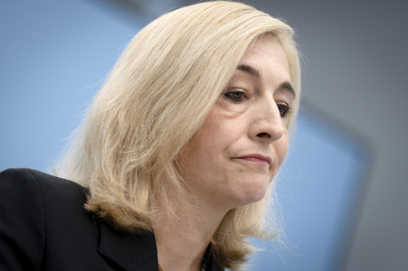 Pressestatement von Nina Warken in Berlin